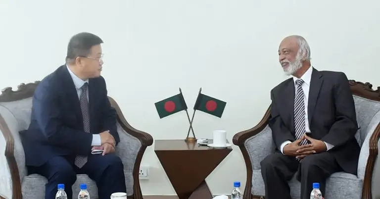 এলজিআরডি মন্ত্রী ও চীনের রাষ্ট্রদূত ইয়াও ওয়েন